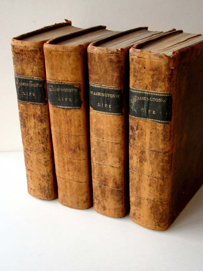 "The Life of George Washington" by Chief Justice John Marshall, Volumes 1-4, published in Philadelphia by C. P. Wayne, 1804-1805.